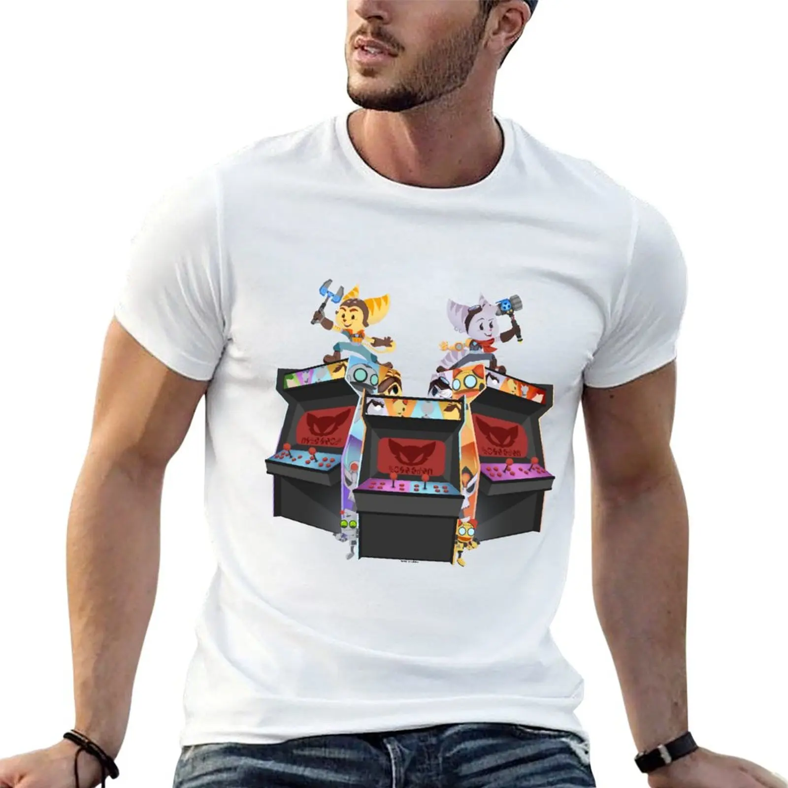 

RATCHET AND CLANK: RIFT APART T-Shirt man t shirt cotton funny t shirts cotton T-Shirt