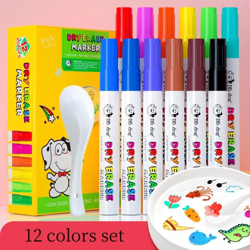 Safety Water Floating Painting Brush Odorless Interesting Magical Water Painting Pen Magical Colorful Graffiti Watercolor Pen