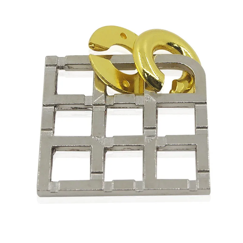 Brain Teaser Intelligenz Puzzle Lösung Rompicapo B Lock Quebra Cabeça Metal IQ Spiele Erwachsene Kinder