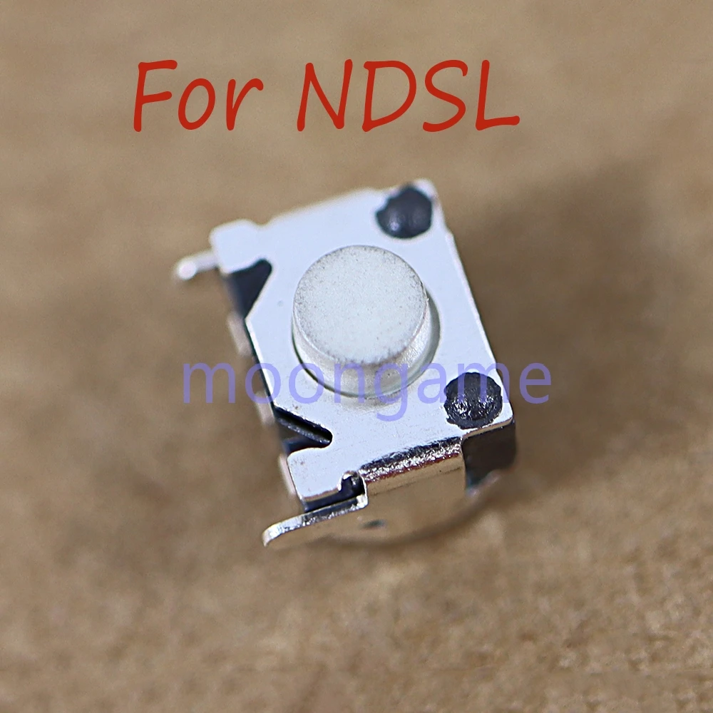 2 uds pieza de repuesto Microinterruptor de botón izquierdo derecho para DS Lite NDSL NDSi NDSiXL L R interruptor de botón de disparo