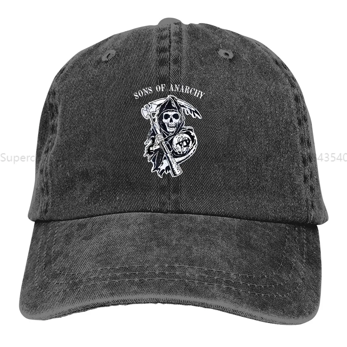 

Skull Halloween Baseball Caps Peaked Cap San of Anorchy Sun Shade Hats for Men Women