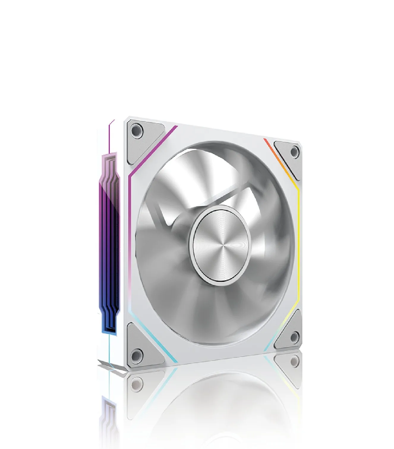 LDPCSJ PRISM 5 PRO Computer Chassis Fan 12cm ARGB 4 Pin PWM Quiet Cooling Fan 12V Large Air Volume 45.2CFM/800-1600RPM