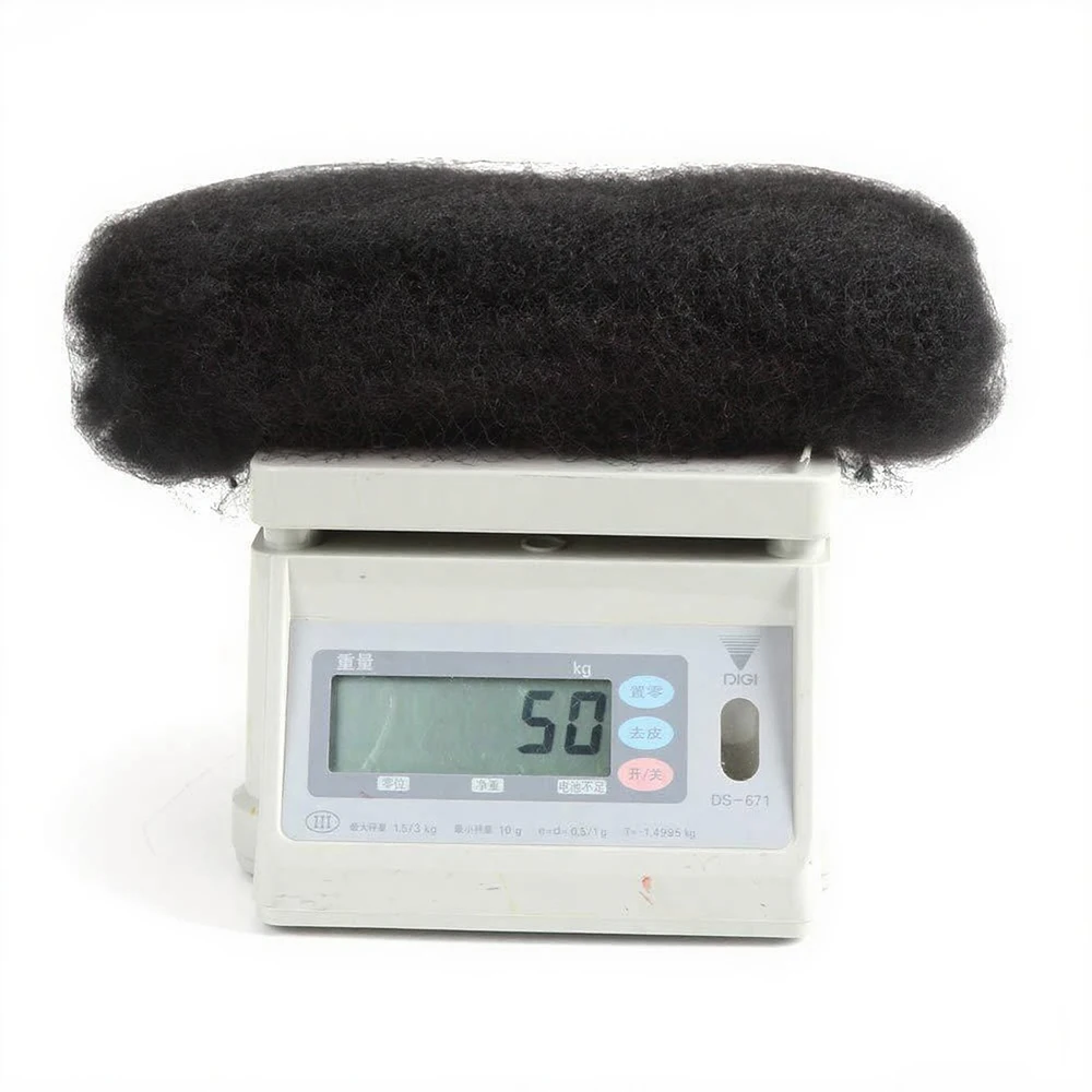 16 بوصة الأفرو غريب السائبة الشعر البشري مجعد موجة السائبة الشعر البشري ل Dreadlock تجديل حزم الشعر البشري الملونة ملحقات 50 جرام