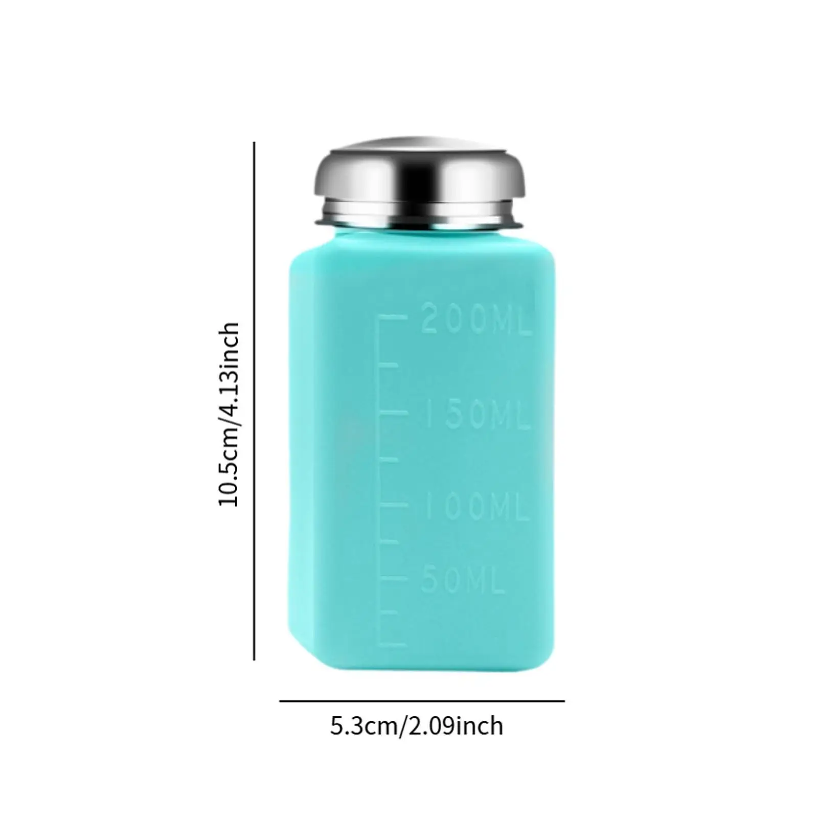 ขวดปั๊มสำหรับล้างเล็บแบบเติมได้ ใช้งานง่ายสำหรับเครื่องสำอาง พกพาสะดวก ใช้มือปั๊มกด