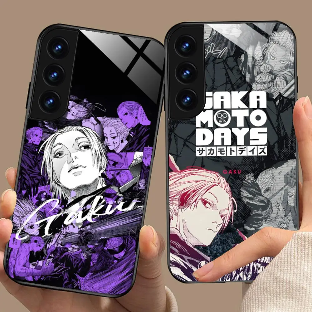 

Sakamoto Days Gaku Phone Case for Samsung Galaxy A56 55 54 53 52 51 36 35 34 23 16 15 5G Glass Protective Cover