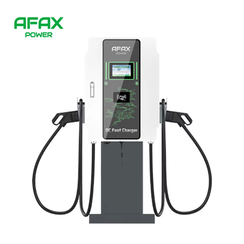 AFAX-estación de carga DC 120kW ev tipo-2 AC 22kW y CCS, Cargador rápido ev, nivel 3, OCPP 4G y WIFI