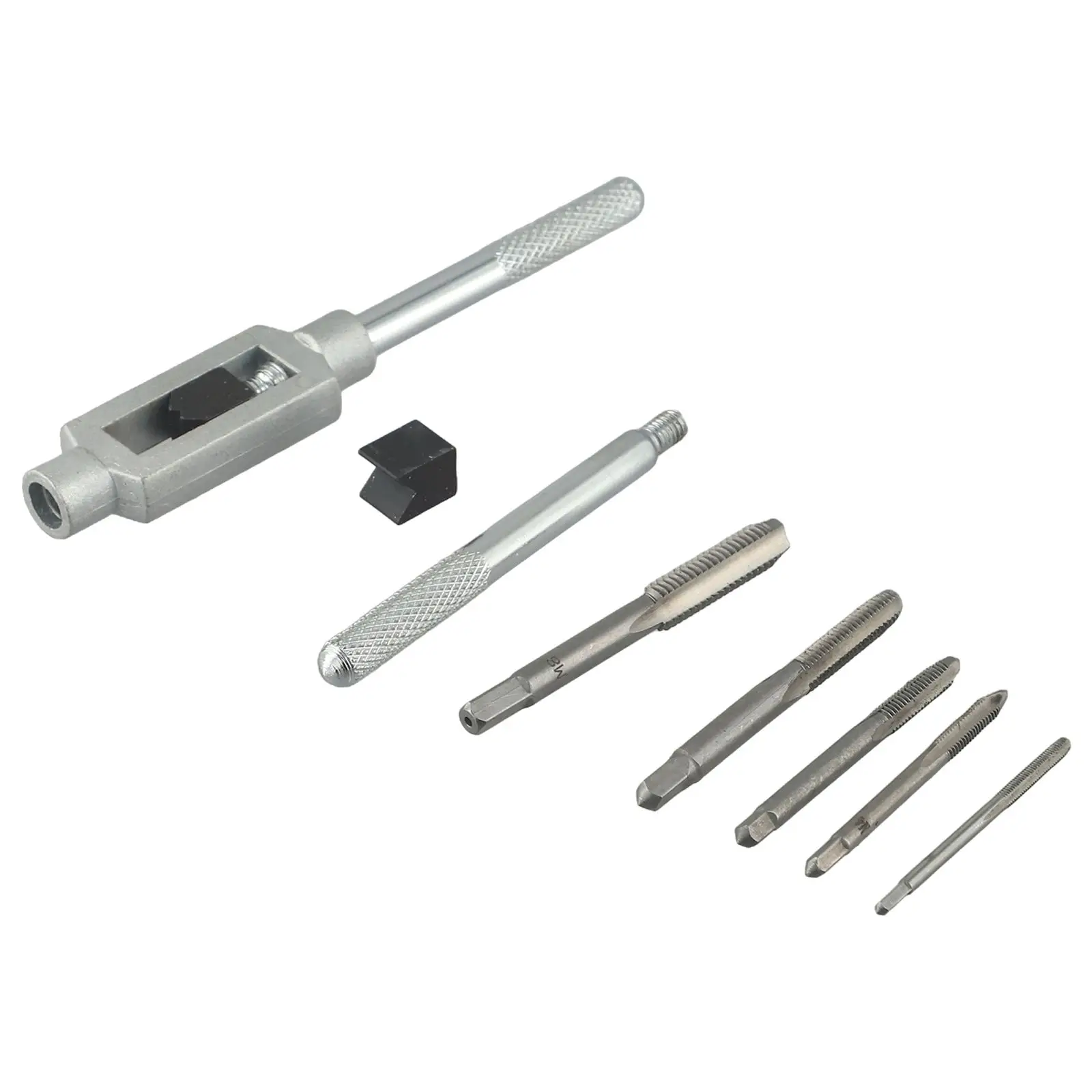 Bearing Steel Tap Tap Wrench Set Adjustable Ratchet Enduring Bearing Steel High-Speed Steel 4241 For Iron Plates