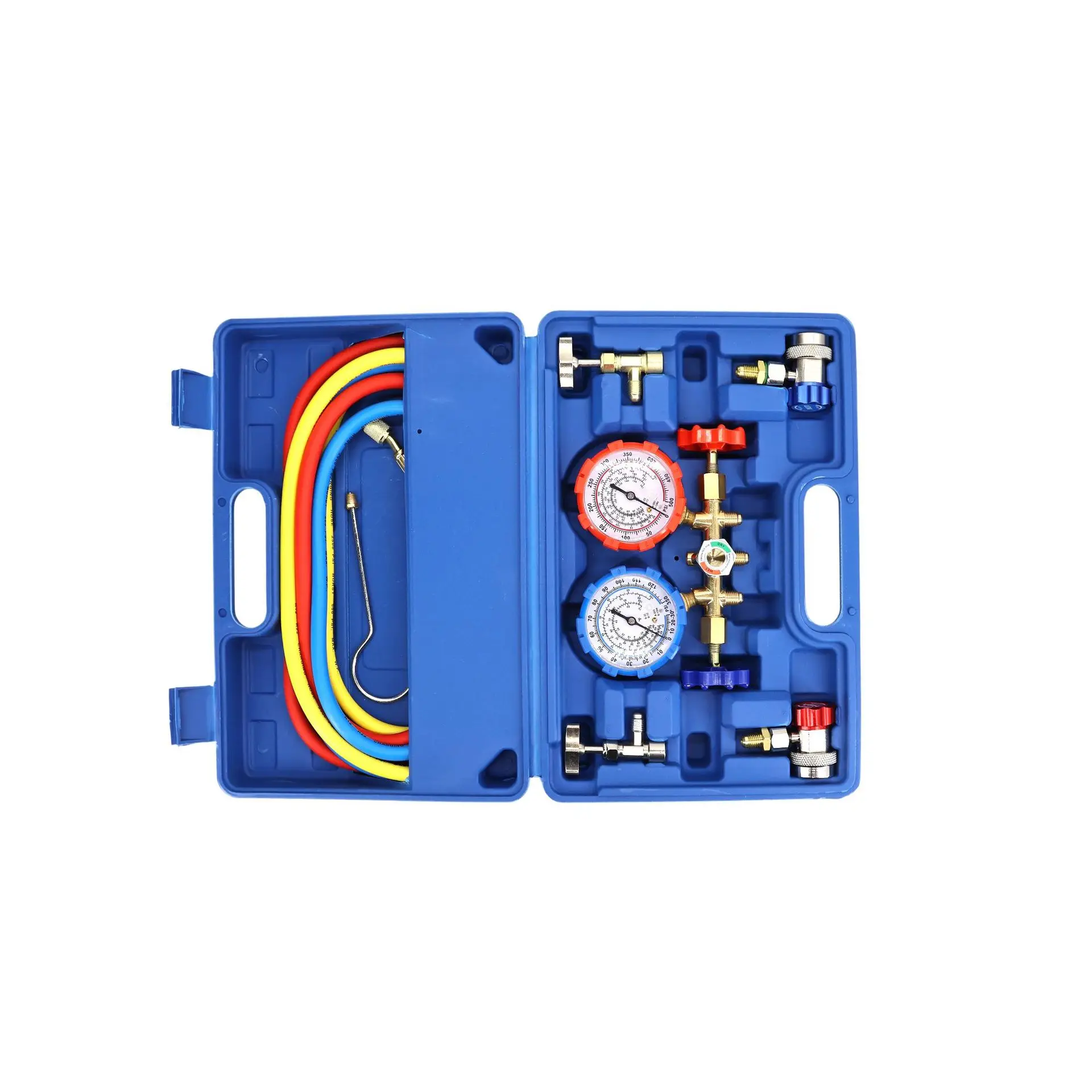 R134a Refrigerant Automotive Fluoride Meter Snow Pressure Meter Refrigerant Double Meter Valve Automotive Air Conditioning Fluor
