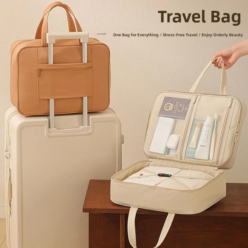 korean-style-large-capacity-makeup-bag-handheld-luggage-travel-bag-for-short-trips-and-outings-soft-handle-oxford-cloth