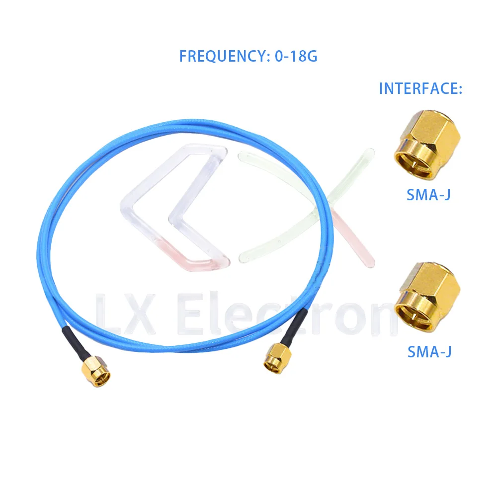RM086 High-Frequency Cable SMA-J SMA-JW Flexible RF Cable SS405 Test Line Low VSWR 0-12GHz/0-18GHz Diameter 2.6mm