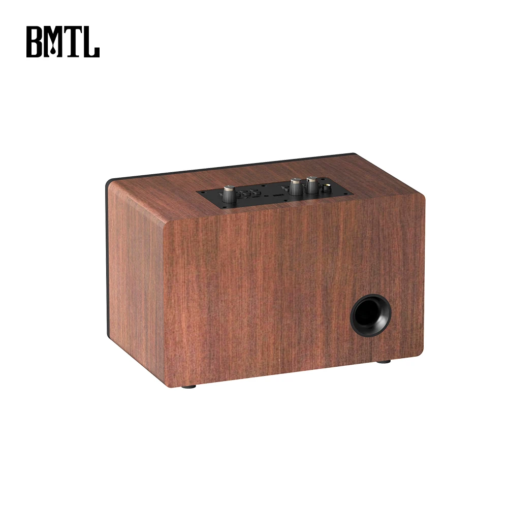 XDOBO BMTL Care كلاسيكي ريترو خشبي سمّاعات بلوتوث 80 واط مضخم صوت ستيريو TF AUX مستوى السينما سطح المكتب صندوق الصوت