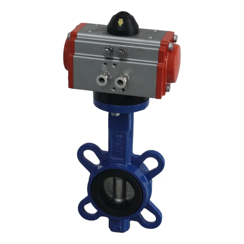 High quality and durable RDNT fire-proof pneumatic butterfly valve