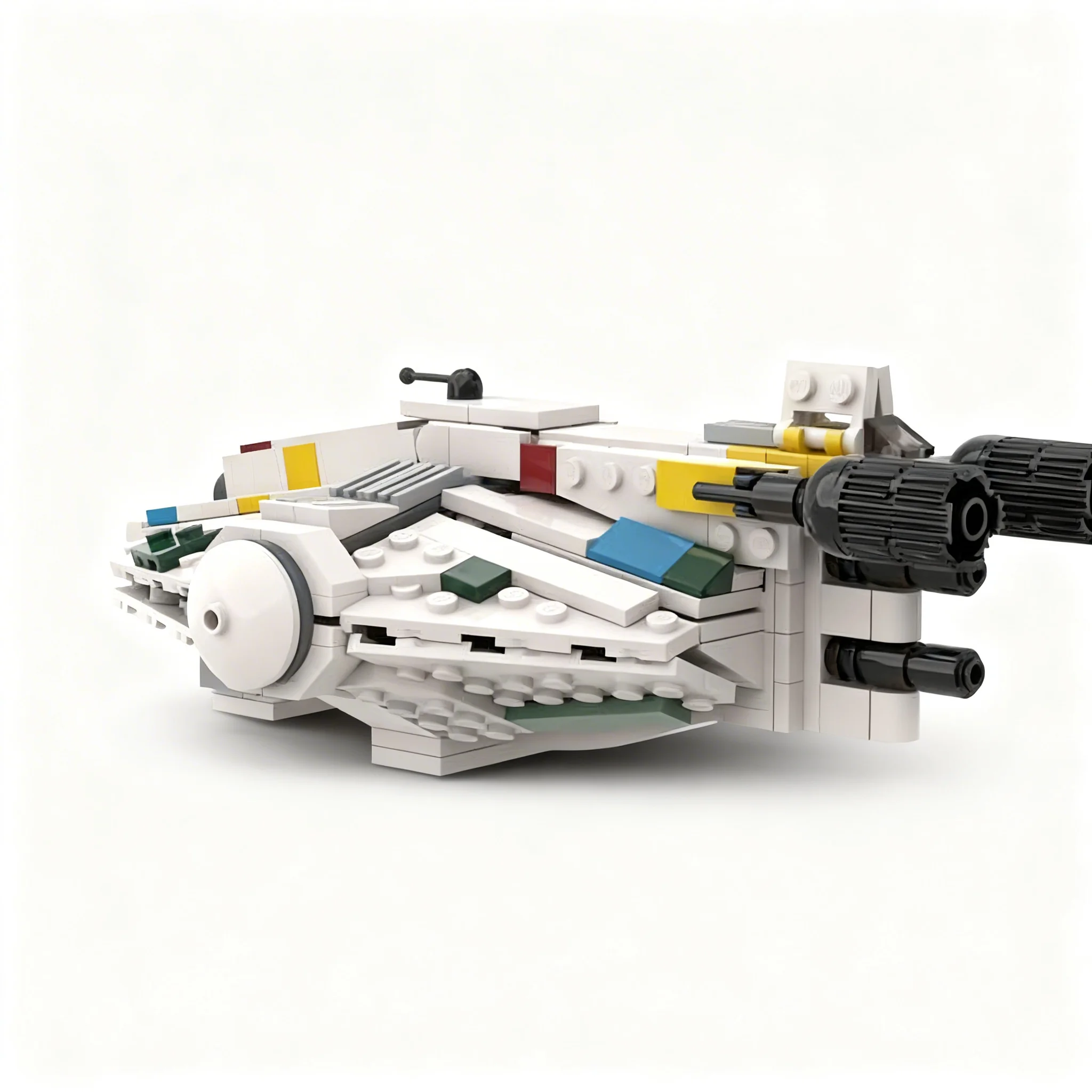 364pcs MOC The Ghost VCX-100- Micro Ish - Rebels Star Battle Model Building Blocks Toy Construction Christmas Gift Assemble DIY