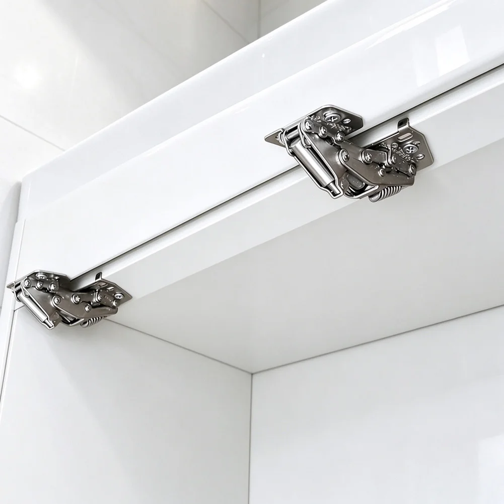 4PCS Hydraulic Soft Close Cabinet Hinges 90 Degree Cold Rolled Steel For Kitchen RV-Furniture Door Damper Hardware Accessories