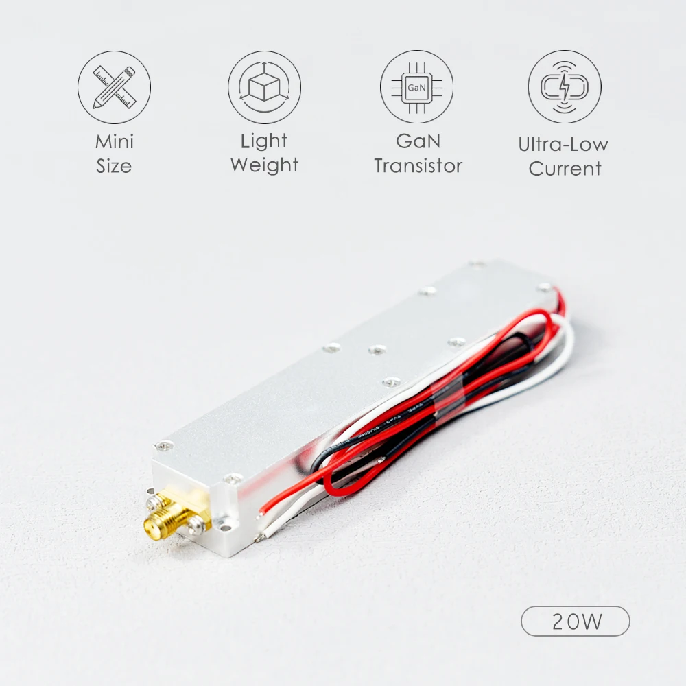 NEW 20W 390-520MHZ 500-650MHZ 650-800MHZ 800-950MHZ 950-1100MHZ POWER LTE AMPLIFIER NOISE GENERATOR Module