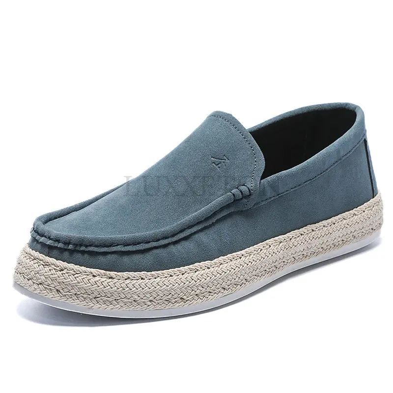 Mens Espadrille Shoes Spring Men Canvas Shoes Breathable Men's Casual Shoes Slip On Shoes Graffiti Espadrilles Footwear Flats