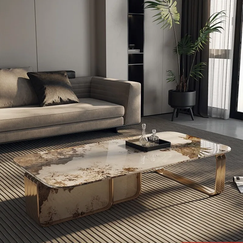 

Marble Luxury Design Coffee Table Living Room Modern Designer Nordic Side Tables Center Stone Mesa De Centro Furniture Home