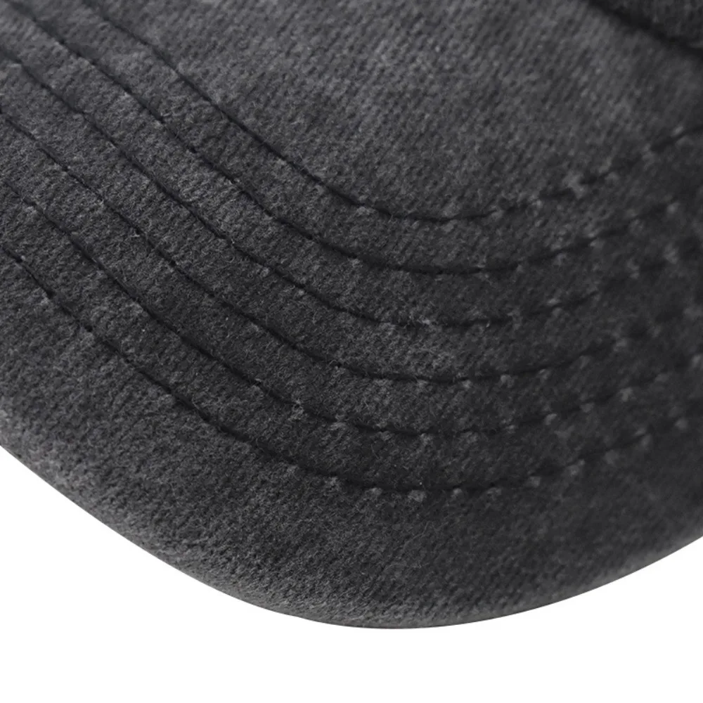 Modische Baseballkappe aus gewaschener Baumwolle, UV-Schutz, atmungsaktive Sportmütze, verstellbare Denim-Mesh-Kappe, Sommer für Damen und Herren – Detail 8