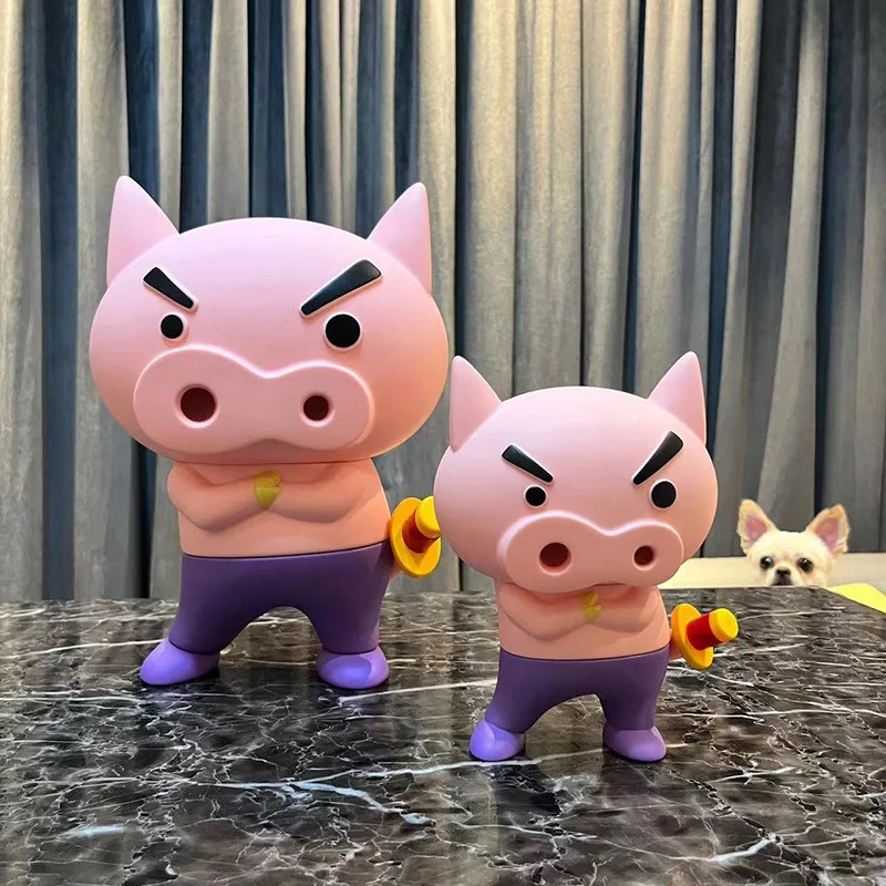 Anime Crayon Shin-Chan Figure Large Buriburizaemon Shin Chan Figurine Model Pvc Doll Statue Decoration Kids Toys Gifts