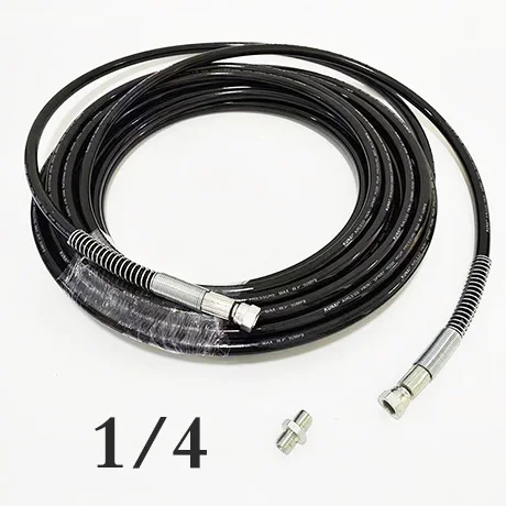 Buispipe 7250psi Spuitvezel Voor Spuitpistool Nieuwe Dropshippinghogedruk Spray Hose 0,5-40M Airless Verfspuitslang - afbeelding 1
