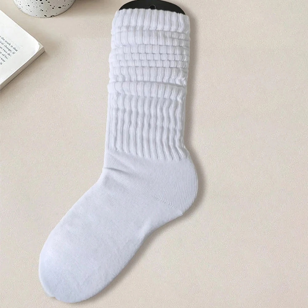 6 Pairs Pleated Mid Length Socks Women\'s Fashion Lolita Bubble Socks Comfort Non Pilling Autumn Versatile Girl Pleasure Socks