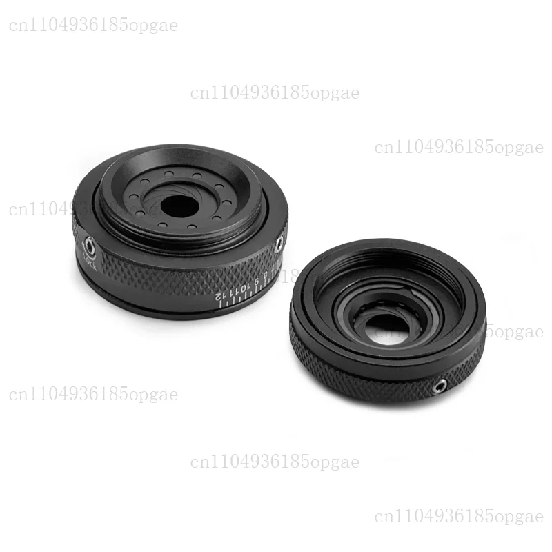

Circular Adjustable Aperture with SM1 External Thread Small Hole Diameter Range 1-12mm Optical Imaging Adjustable Hole