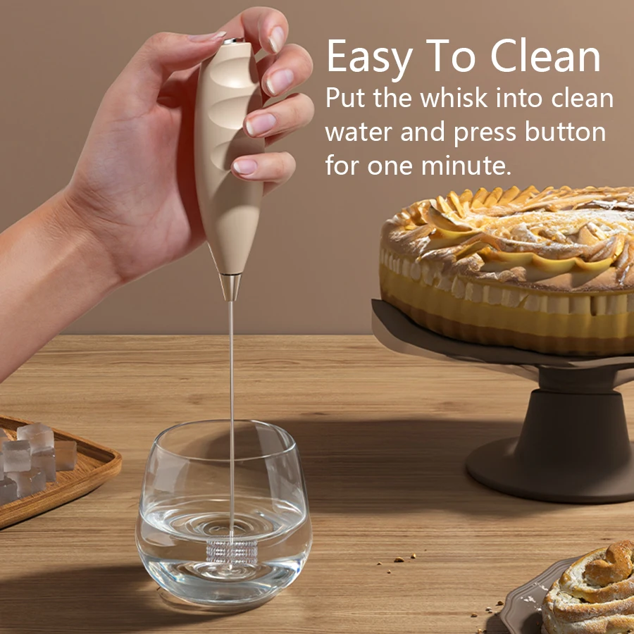 Mi Milk Frother Handheld Foam Maker For Latte Mini Whisk Coffee Cappuccino Frappe Matcha Hot Chocolate Egg Beater Drink Mixer