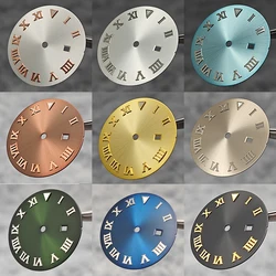 24.5MM Watch Dial NH05 Dial Arabic Scale Surface Watch Accessories BGW9 Luminous Faces for NH05 /NH06 Movement for 31mm Case
