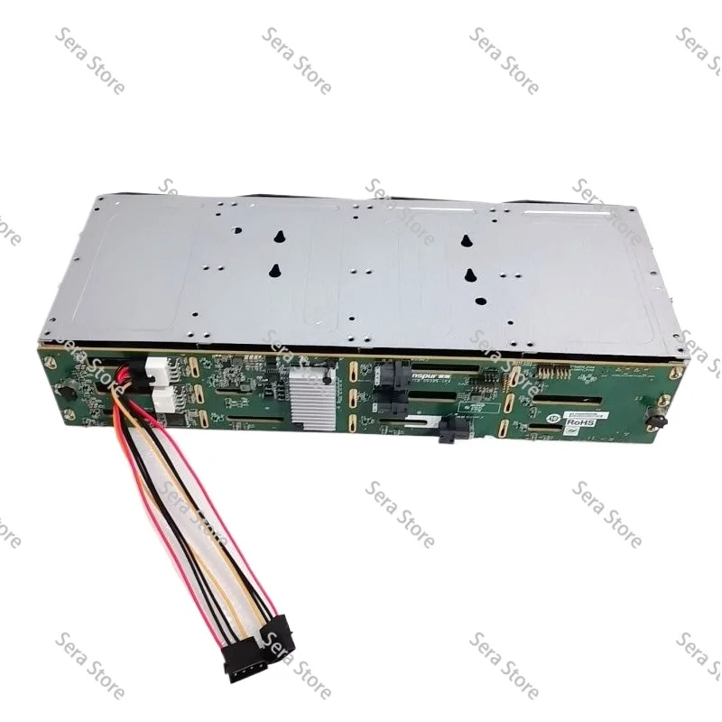 second-hand 12-Disk 3.5-inch 6Gb Hard Disk Cage 12Gb Storage Hot-swappable Series Chassis 4Pin Power Supply