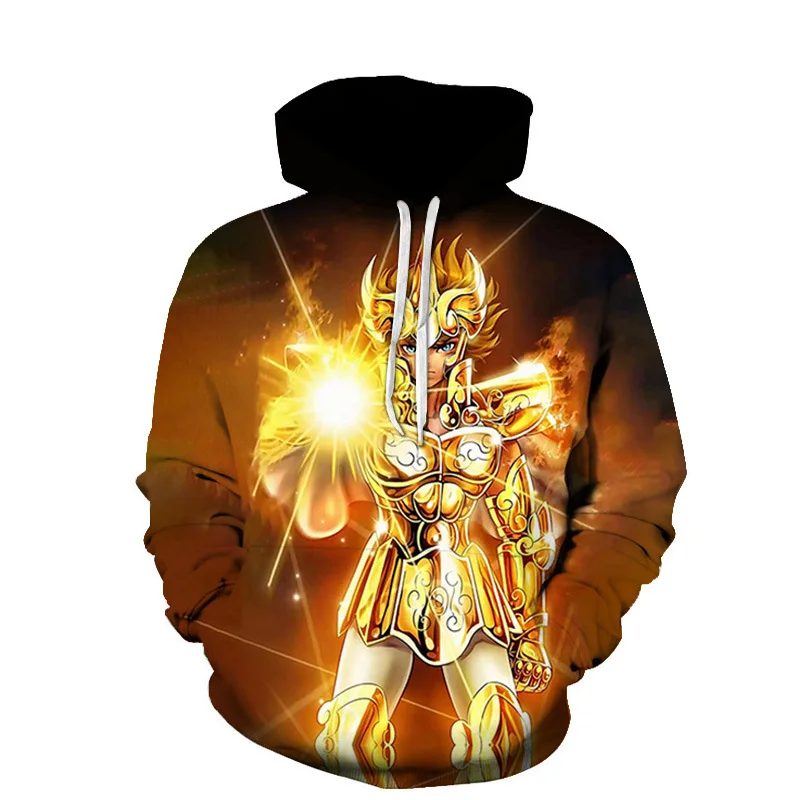 

Аниме Saint Seiya толстовки с 3D принтом для мужчин и женщин спортивный костюм высокого качества пуловеры с длинными рукавами негабаритная мужская одежда
