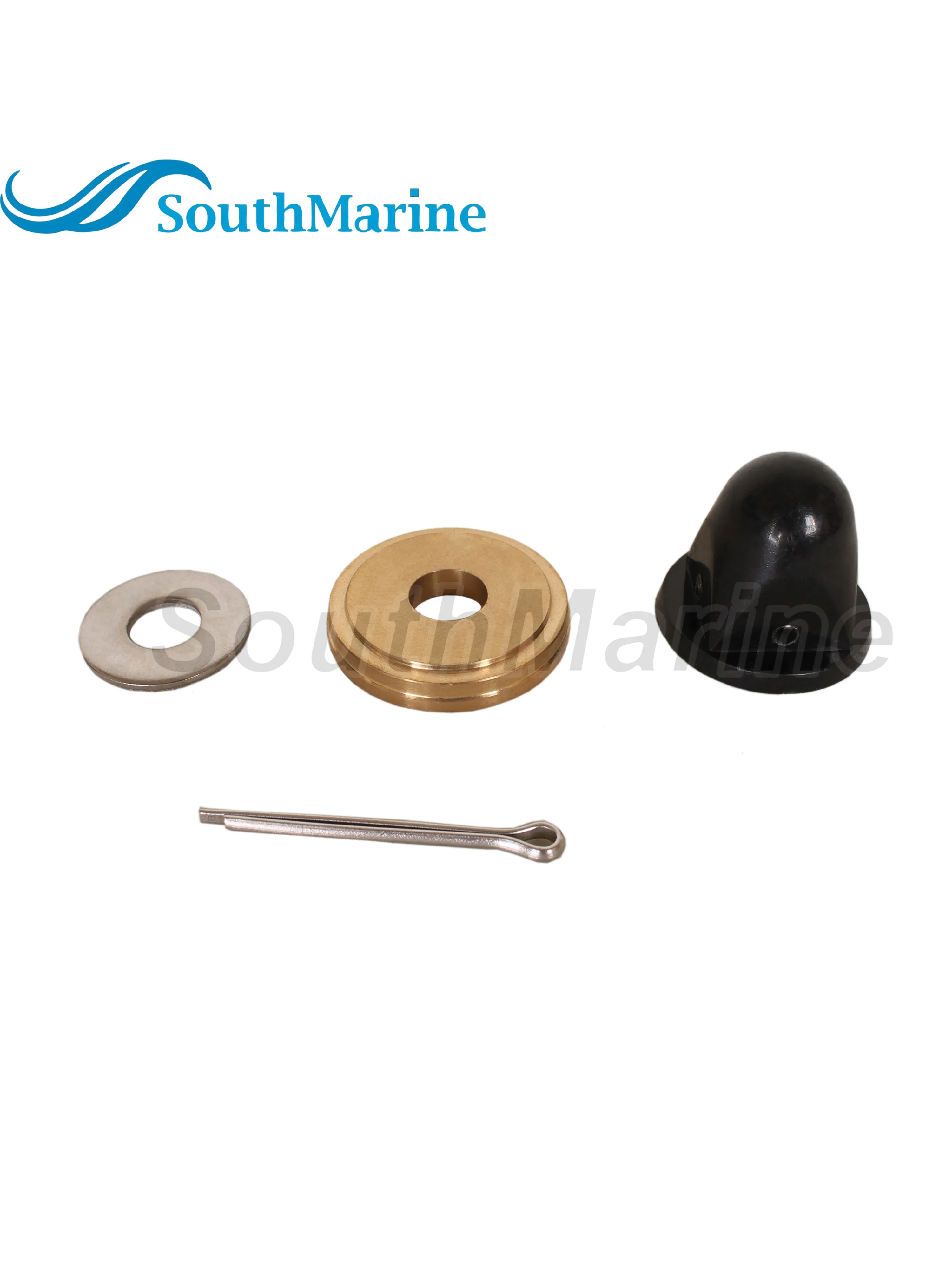 Entretoise d'hélice pour moteur de bateau 6L5-45987-00/01, écrou 6L5-45616-00 F4-03080000, rondelle 90201-08M54, broche 91490-25030 pour Yamaha 4-6HP
