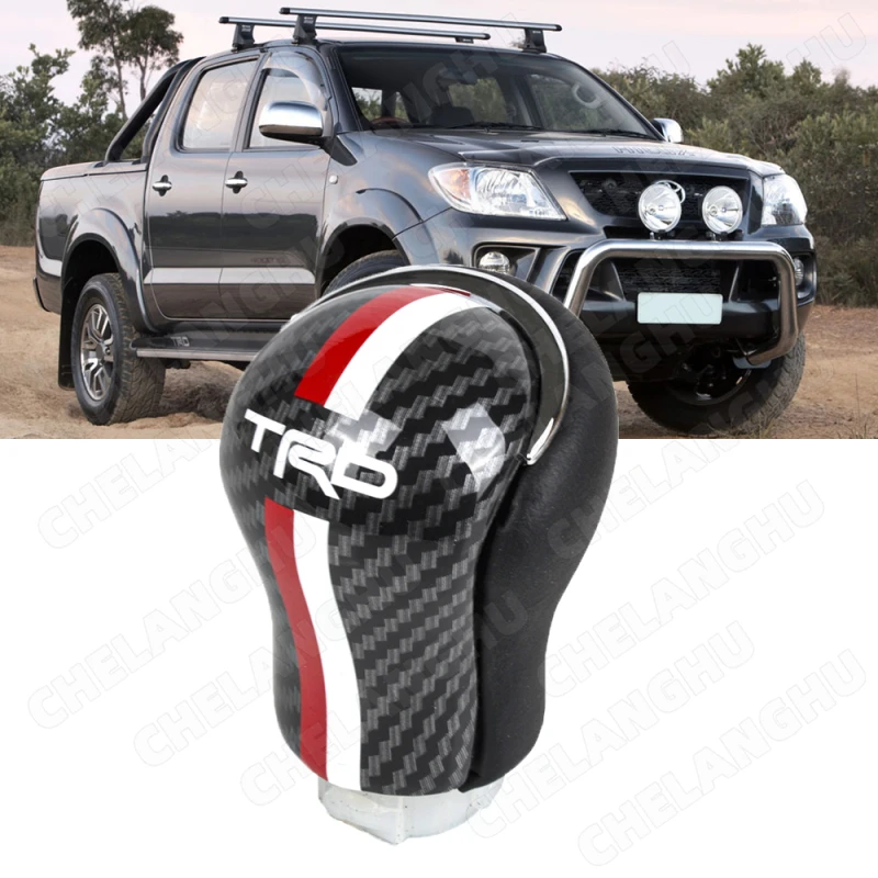 Automatic Gear Shift Knob TRD Fit For Toyota Hilux Revo 2015 2016 2017 2018 2019 2020 Toyota Racing Development