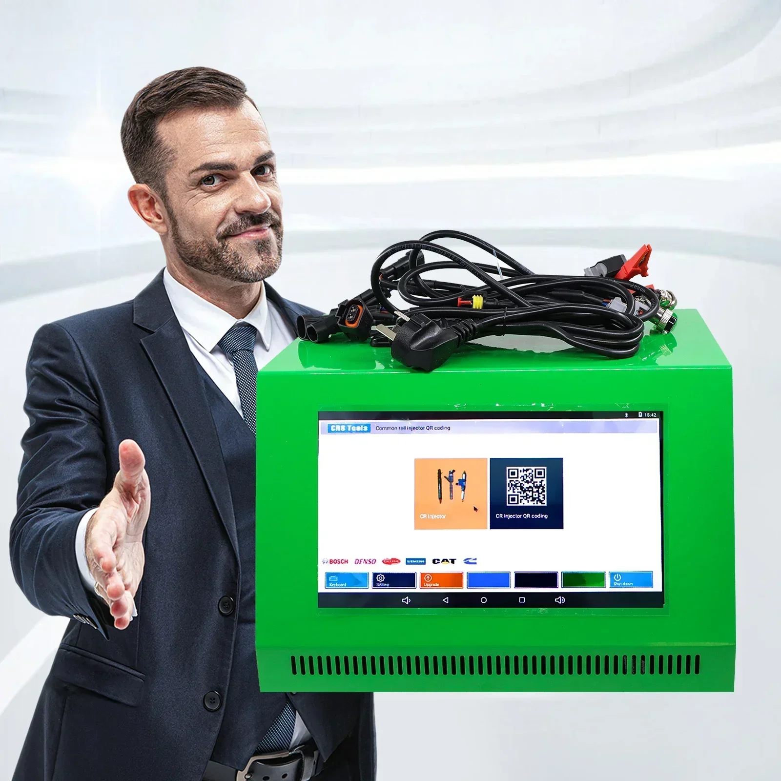 2025 QR1000 Common Rail System Tester Driving Injector Generate QR Code Generator