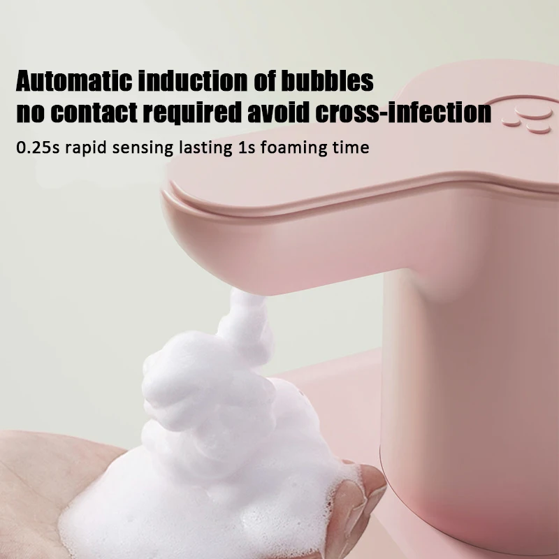 Cube Intelligent Induction Foam disinfettante per le mani a parete Dispenser di sapone automatico per uso domestico portatile da cucina