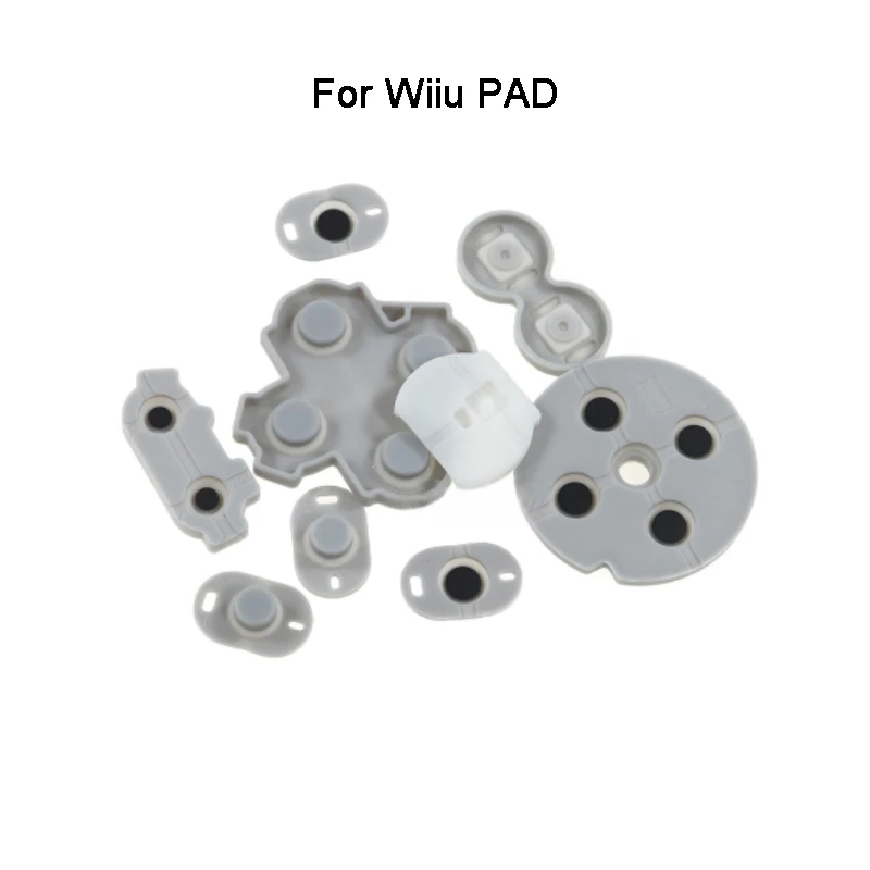 YuXi-Juego de botones adhesivos conductores, almohadilla de goma de silicona conductora para reparación de botones, Wiiu, 1 Juego