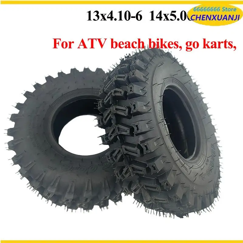 

Новые вакуумные шины 13x4.10-6, 14x5.00-6 для квадроциклов, внедорожных картов и трициклов, замена шин для четырехколесной техники
