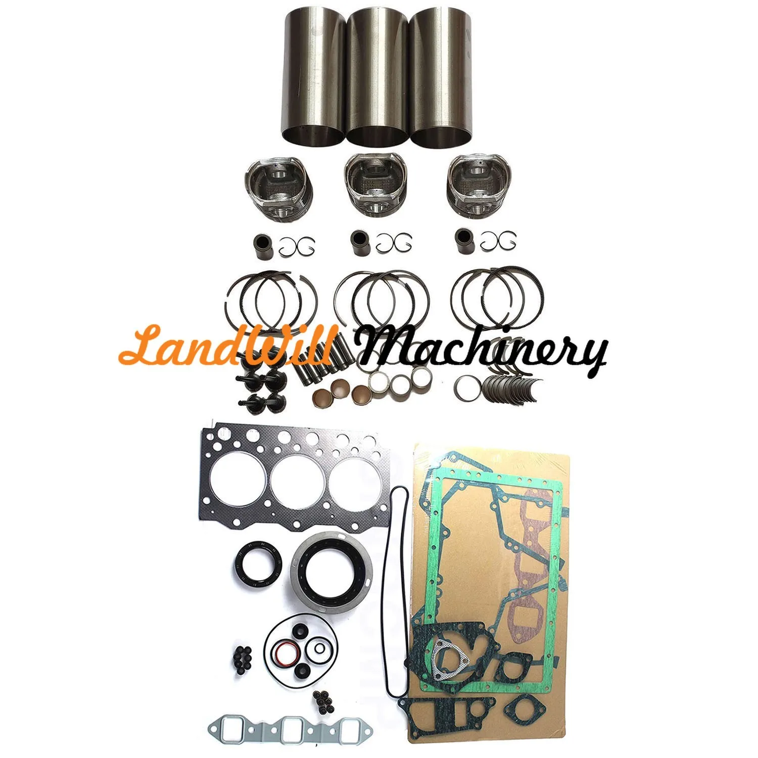 3D95 3D95S Engine Overhaul Rebuild Kit STD Fits For Komatsu Engine