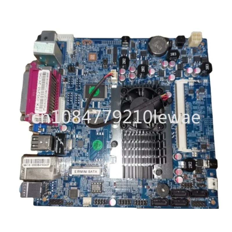 ITX-D525I-2CD6 DDR3 DDR2 Cash Register Motherboard 17*17 D525 Four Threads 12v4 Pin