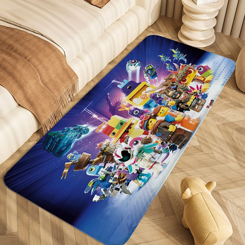 Bathroom Mat L-Legos Movie, Carpet Living Room, Doormat Entrance Door, Entryway Hallway Rug for Bedroom, Useful Things for Home