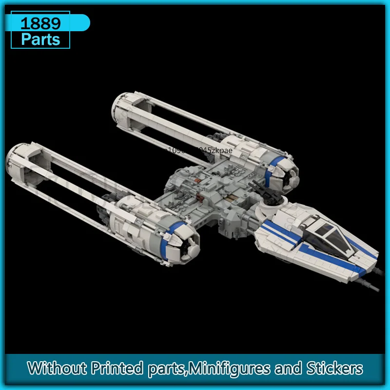 Movie Wing Starfighter UCS MOC Building Block Y Modello Mattoni Collezione di tecnologia Assemblaggio fai da te Display Giocattoli creativi Regali di Natale