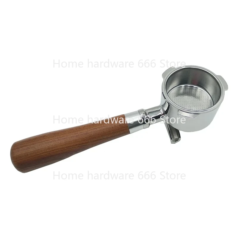 Suitable for Italian Stainless Steel Coffee Machine, Stainless Steel, Ox Horn Handle, Funnel Filter Screen, Powder Cup for Dongl