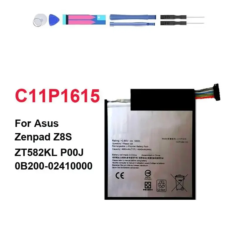 C11P1426 C11P1615 C12P1602 Laptop Battery For Asus Zenpad S Z10 Z8s 8.0 Long-Lasting Performance 4000-7800Mah Batteries