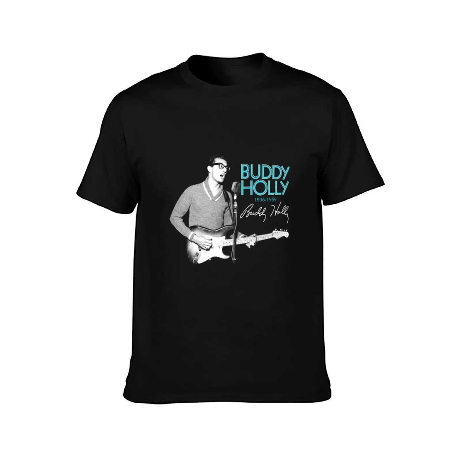 Buddy Holly T-Shirt t shirts for man cotton mens graphic t shirts T-Shirt