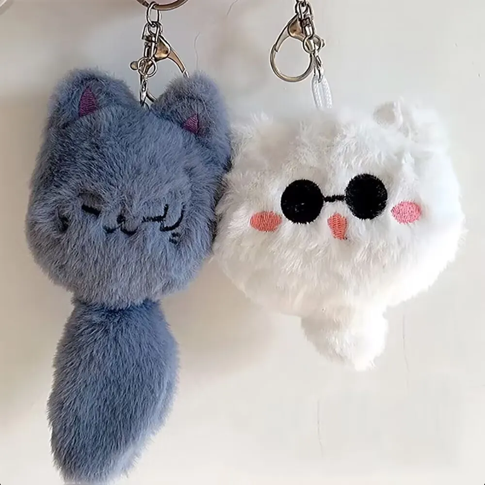 LLavero de Anime Jujutsu Kaisen, colgante de muñeco de peluche, Geto Suguru y Satoru Gojo, accesorios para llaveros, regalos para fanáticos