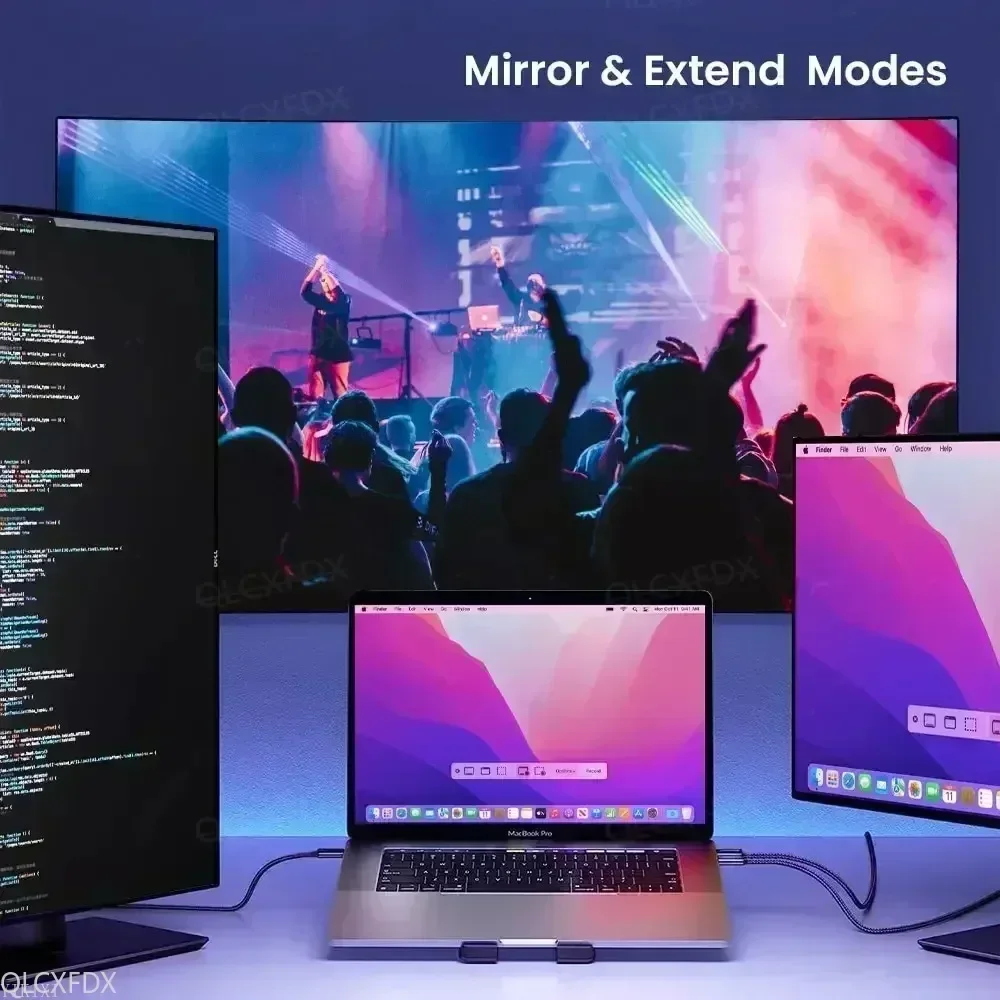 4K 30Hz 遅延なし HD ビデオ変換ケーブル タイプ c から HDMI 互換スクリーン TV コンピュータ 3 メートルスクリーン投影編組ケーブル
