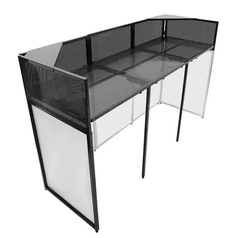 73*23 इंच फोल्डेबल डीजे स्टैंड पोर्टेबल डीजे बूथ टेबल फ्रीस्टैंडिंग डीजे बूथ स्टैंड 10 best sales डीजे टेबल - №2