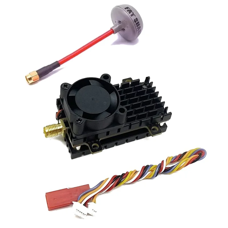 Long Range 5.8Ghz 2W FPV VTX Wireless Video Transmitter 2000Mw 48CH For Fixed Wing Drones Over 20Km Range