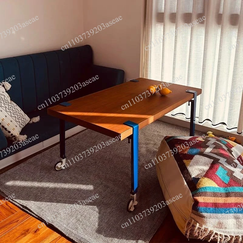 Personalized table leg bracket DIY free punching table foot metal support foot easy to disassemble and move