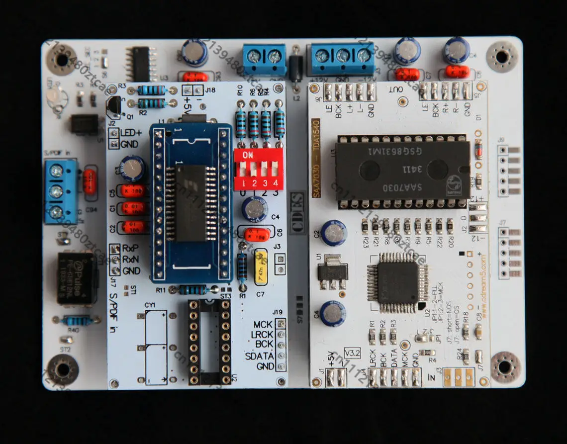 HiFi DAC Driver Board 256FS 384FS I2S Input High Resolution DIY Audio Module