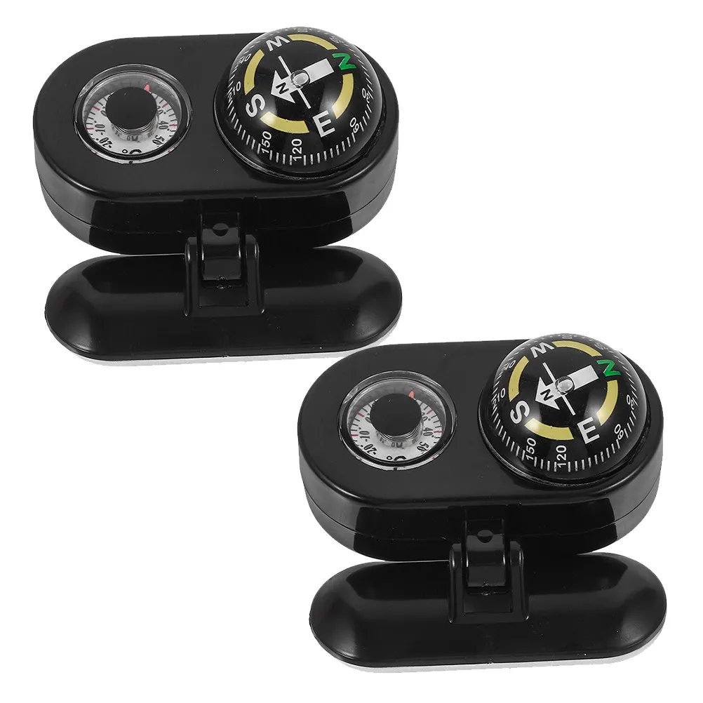 

2 шт. автомобильный/морской компас-шар с термометром, крепление на приборную панель, навигационный указатель направления для авто и морских судов